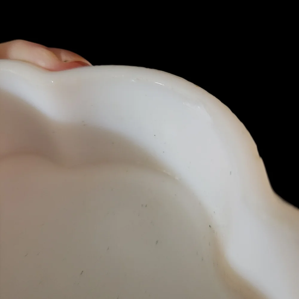 Antique Dithridge Milk Glass Dresser Box 1890s